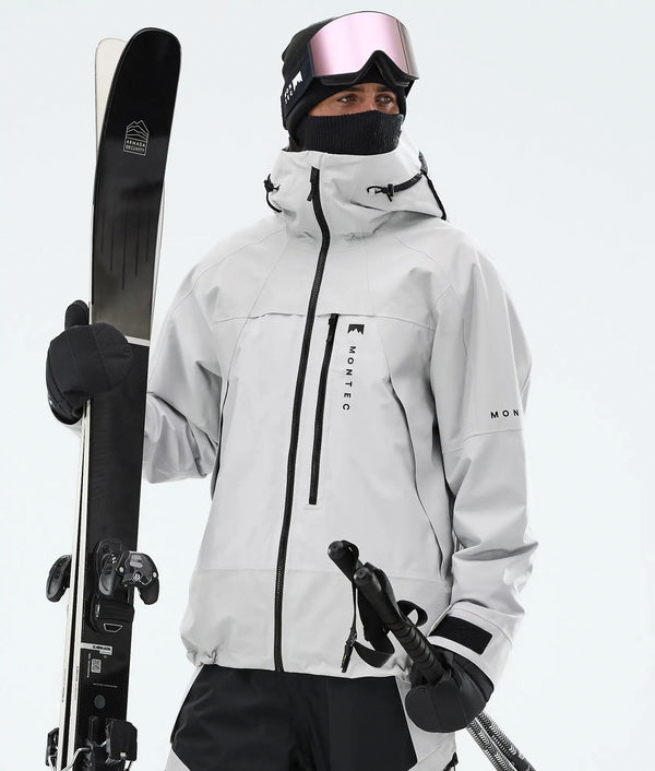 Oracle Veste de ski pour homme – Gris clair