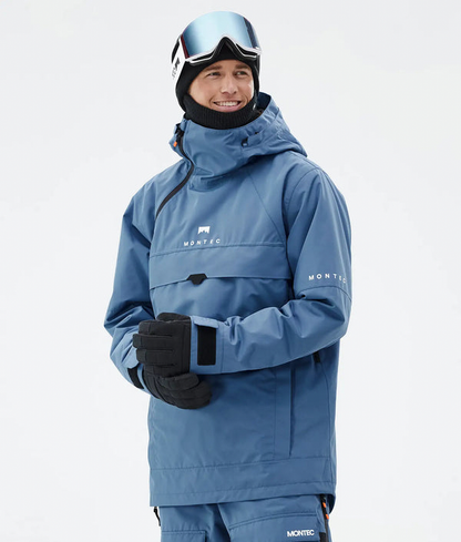 Dune Veste de ski pour homme – Bleu acier
