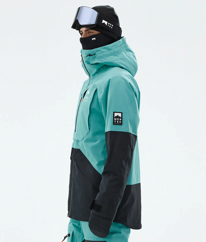 Arch Veste de ski pour homme – Turquoise / Noir