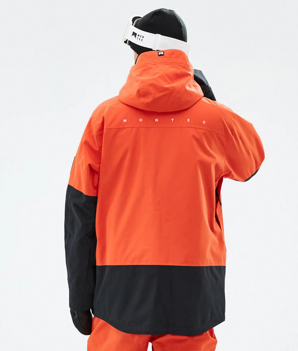 Arch Veste de ski pour homme – Orange / Noir